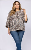 Leopard Print Plus top