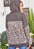 Leooard print hoodie